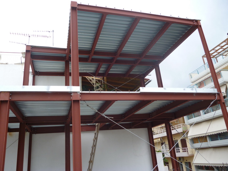 Apartment Building in Chatzikyriakeio, Piraeus-Construction phases