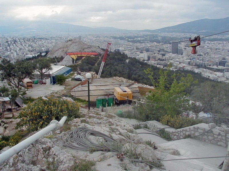 Cable Car Tunnel, Lycabettus Hill, Athens - Gunite jacket