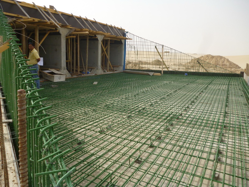 Triple Cell Drainage Culvert, Saudi Arabia - Erection of the structure